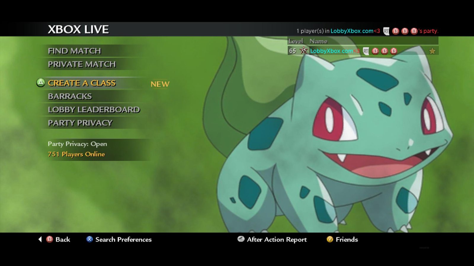 Lobbys xbox 360 Call of duty World At War